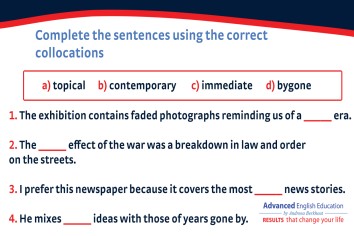 IELTS Academic; Time Related Collocations